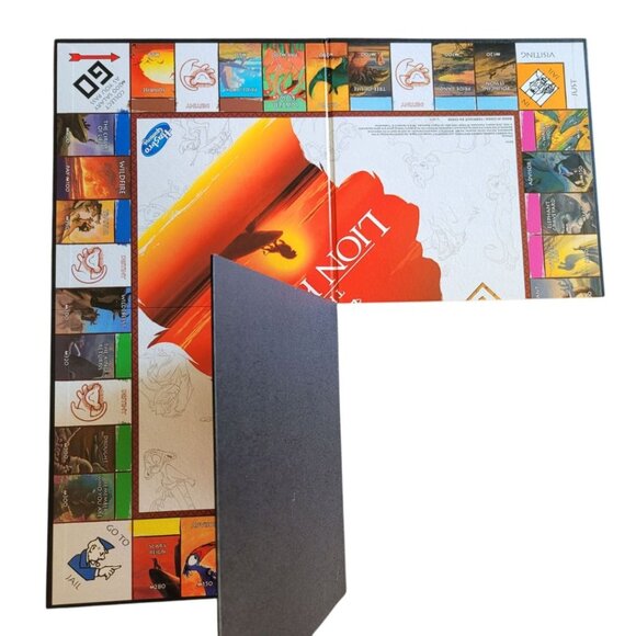 Lion King Monopoly Game Replacement Board Crafting Room Decor Folding - Picture 6 of 7